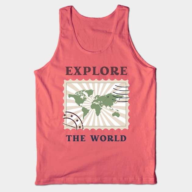 Explore the world Tank Top by Kahlenbecke